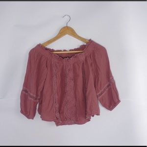 Cute off shoulder long sleeve